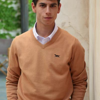 JERSEY ALGODON CUELLO PICO HUNTFIELS CAZA CODERA