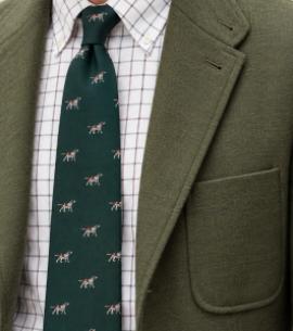 corbata huntfield verde