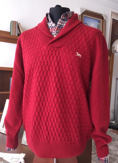 JERSEY CABALLERO HOMBRE CAZA GRANATE