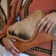 BOLSO CAMEL SOLAPA DE PELO HUNTFIELD