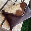 BOLSO MARRON SOLAPA DE PELO HUNTFIELD