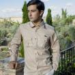 CAMISA CAMEL HUNTFIELD HOMBRE LATERAL