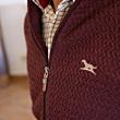 CHAQUETA CON CREMALLERA HUNTFIELD BURDEOS