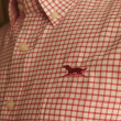 Huntfield | camisa hombre cuadro pequeño (Rojo, L)