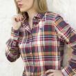 camisa señora mujer cuadros caza rojo huntfield