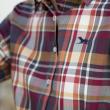 camisa señora mujer cuadros caza rojo huntfield