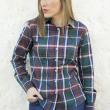 camisa señora mujer cuadros caza verde huntfield