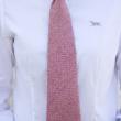 corbata lana hombre mujer señora rojo caza huntfield