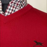 Huntfield | JERSEY PICO CABALLERO ALGODÓN (Rojo, L)